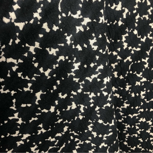 LOFT Beige & Black Pattern Dress Sz 4 - Picture 7 of 13